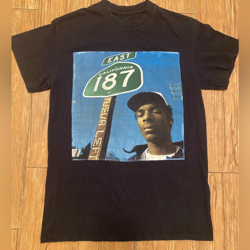 Snoop Dogg Black T-Shirt Size Small